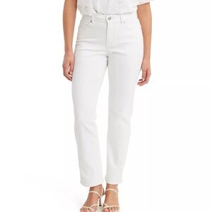 NWOT Banana Republic White Slim Womens Jeans size 31/30